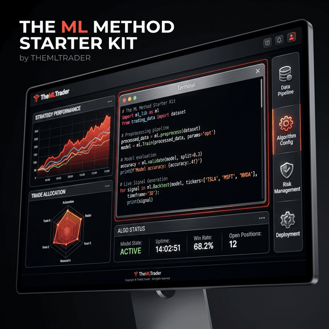 The ML Method Starter Kit - Digital Download for ML trading